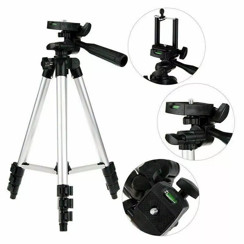 Professional Camera Tripod + Stand Holder +Bag