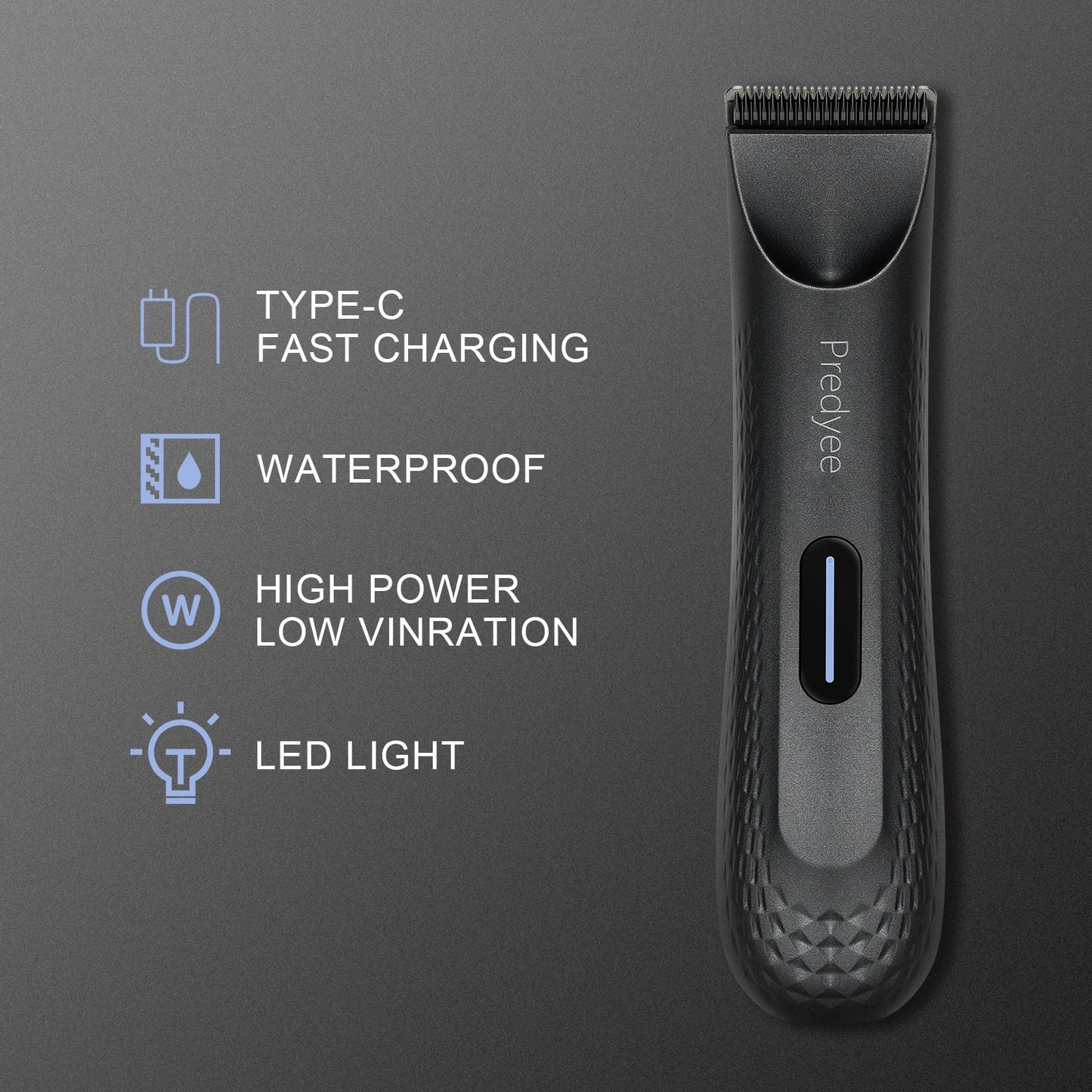 Electric Groin Hair Trimmer for Men