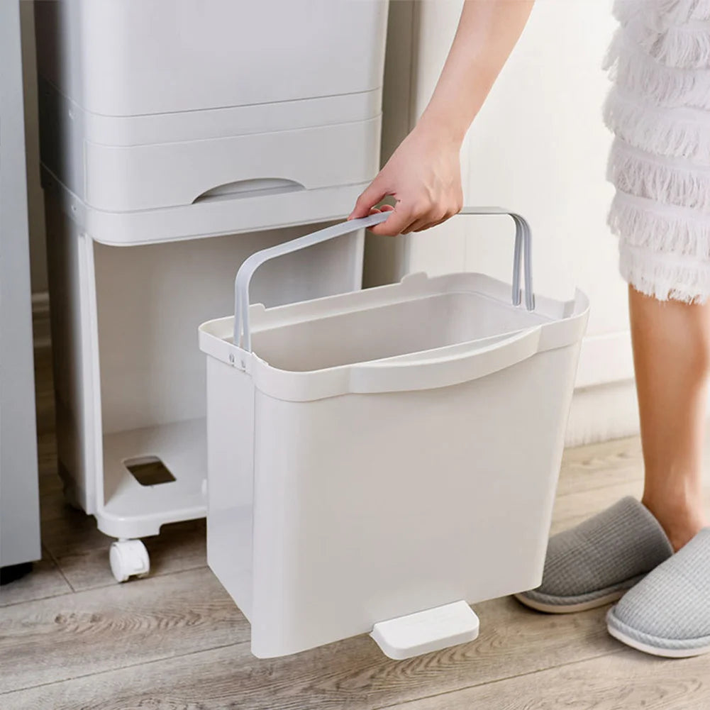 38L Double Compartment Waste Bin for Kitchen