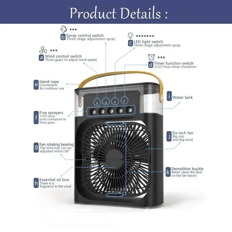 3 in 1 Portable Humidifier