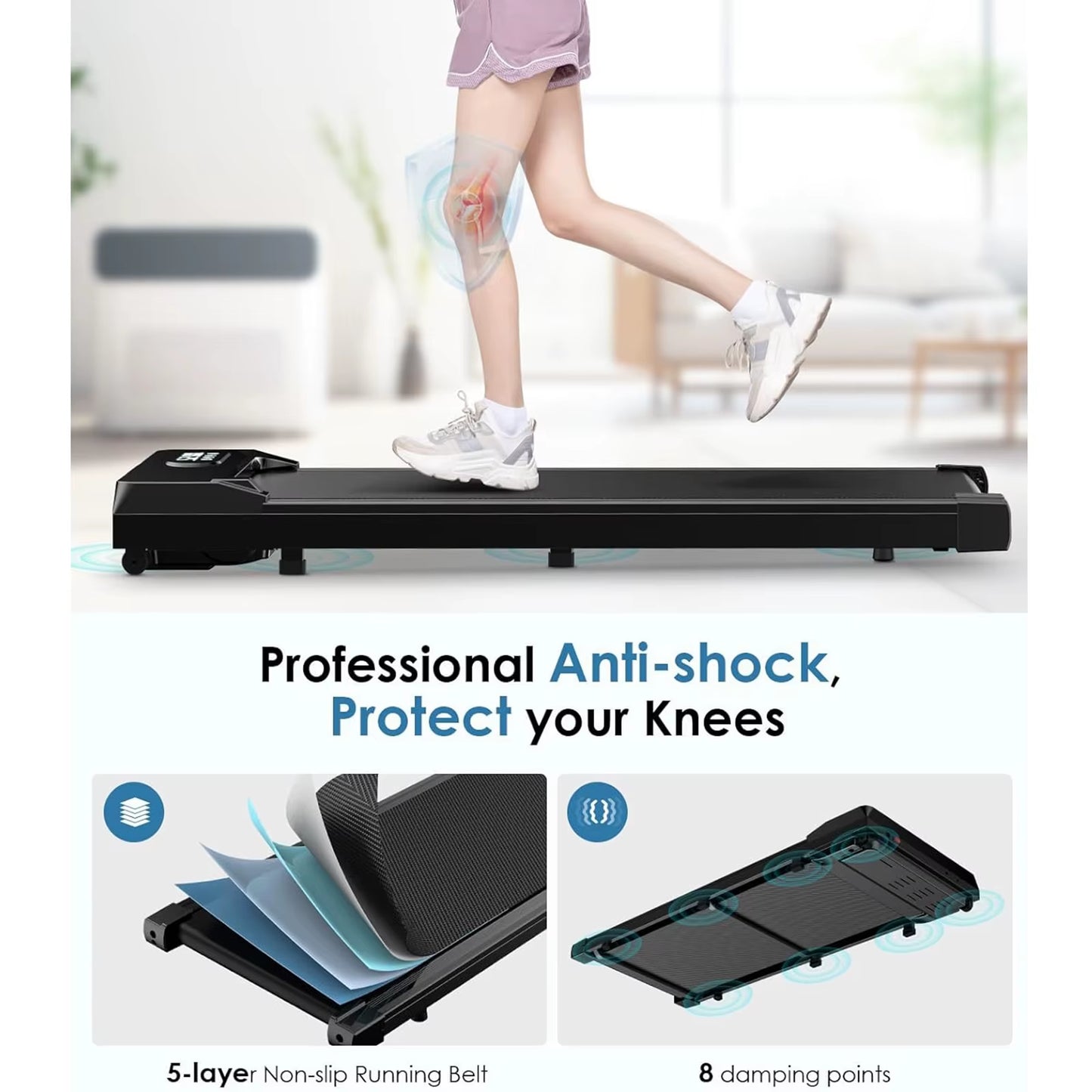 Walking Pad under Desk Treadmill
