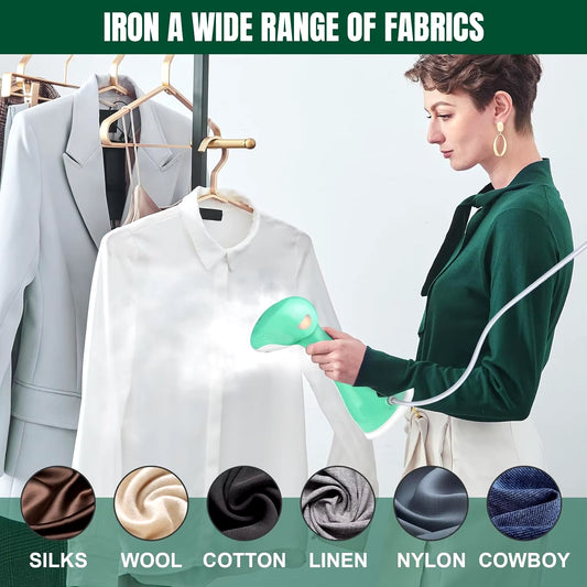 Handheld Clothes Steamer, Rapid Wrinkle Removal