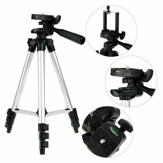 Professional Camera Tripod + Stand Holder +Bag 