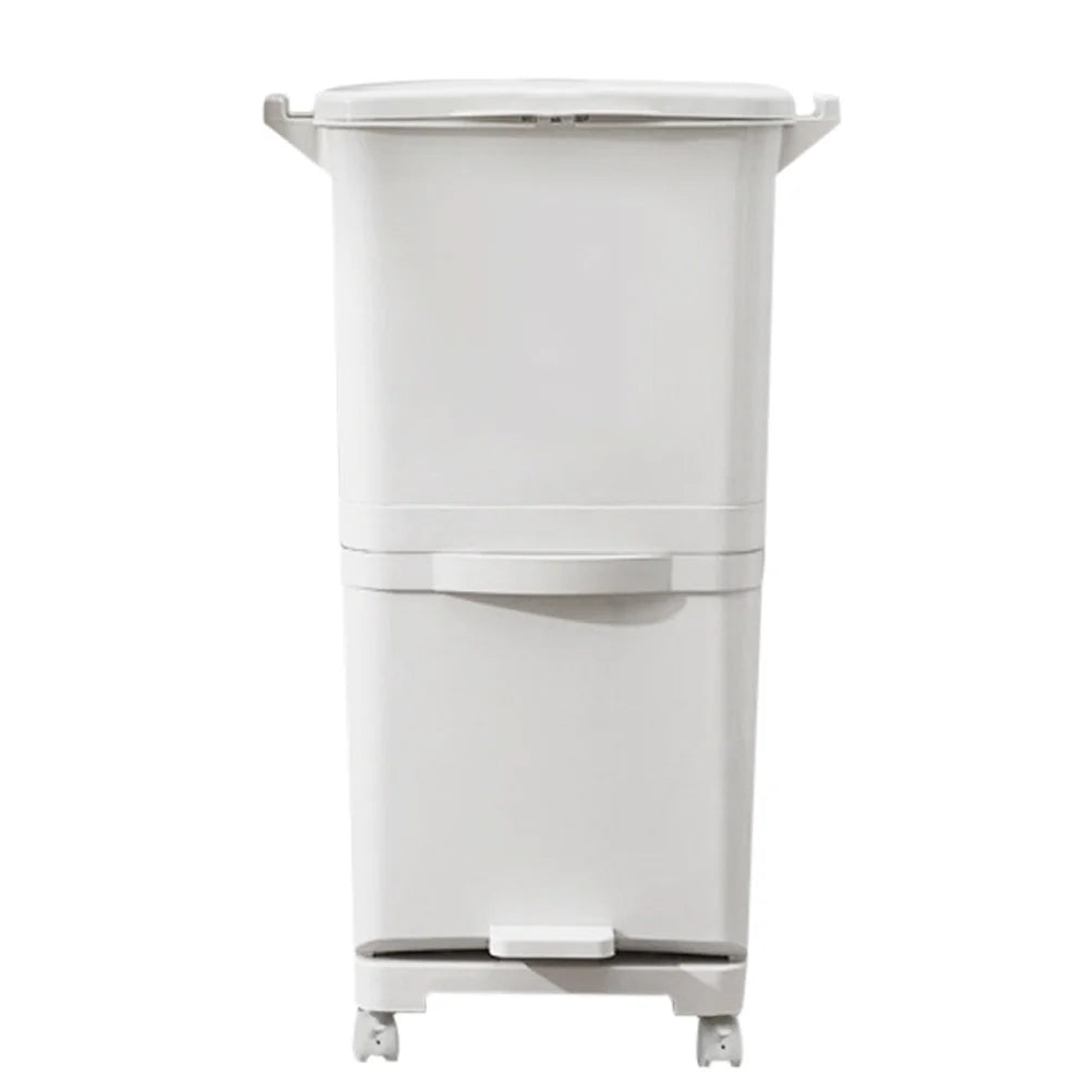38L Double Compartment Waste Bin for Kitchen