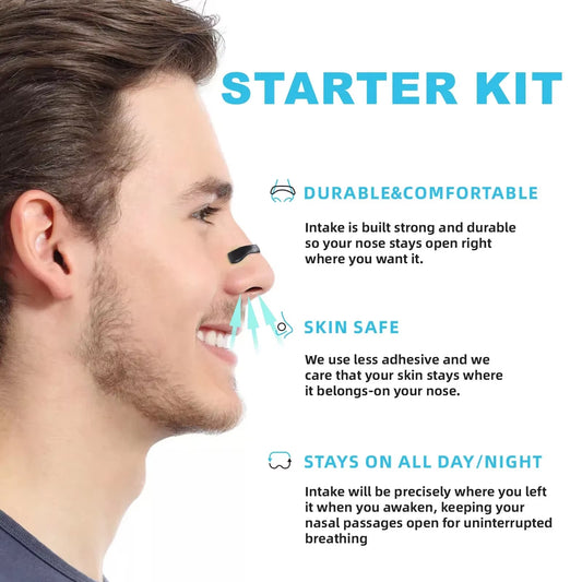 Anti-Snoring Nose Breathing Dilators Starter Kit